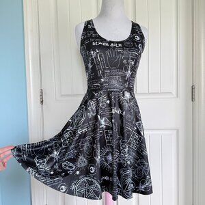 Blackmilk Spellbound Witchcraft Skater Dress